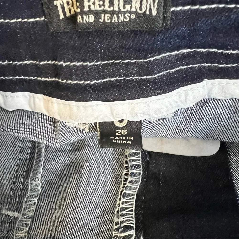 True Religion Cargo Denim Maxi Skirt 26 Dark Wash Y2K Utility NWT